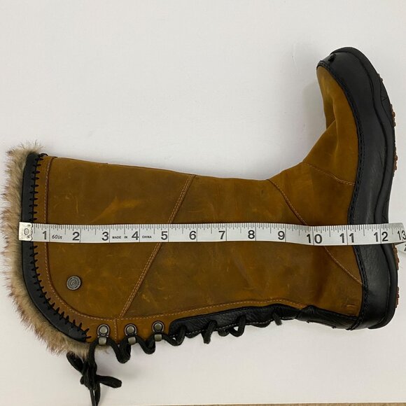 The North Face Janey Waterproof Suede Leather Lace Up Insulated Boots Womens 5.5 - Picture 9 of 10